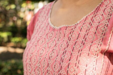 Blusa Artesanal Mexicana Rosa Claro