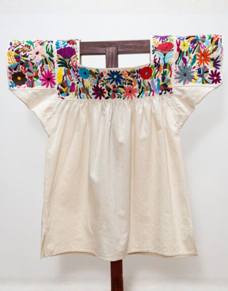 Blusa Blanca de Manta