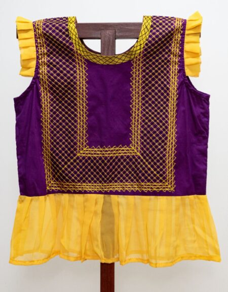 Blusa con Olan Amarillo