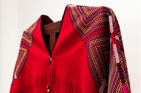 Poncho Rojo Artesanal