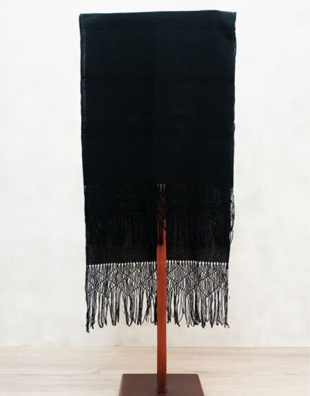Rebozo Oaxaqueño Negro