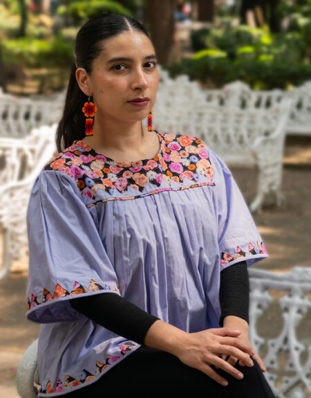 Blusa Rarámuri Lila