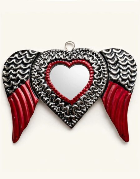 Corazón Hojalata Espejo