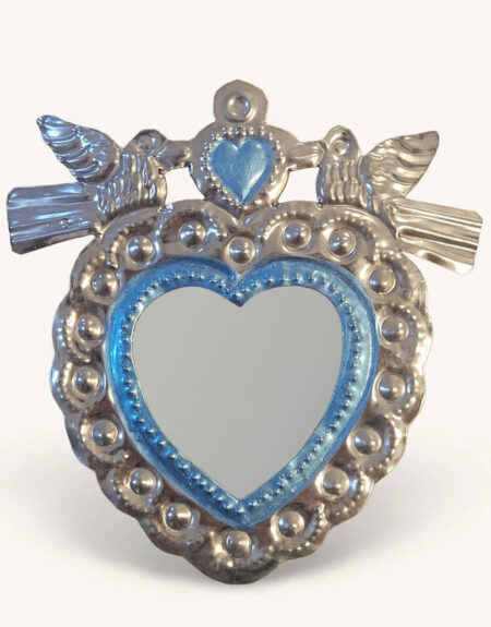 Corazón Hojalata Espejo
