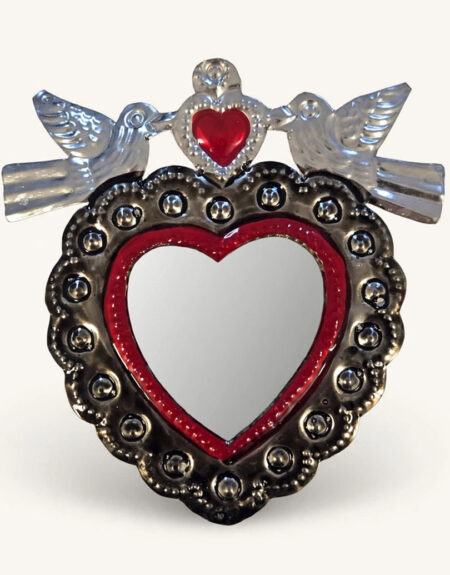 Corazón Hojalata Espejo