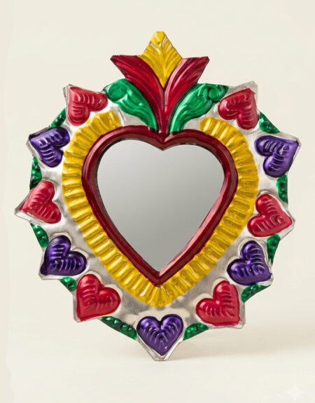 Corazón Hojalata Espejo
