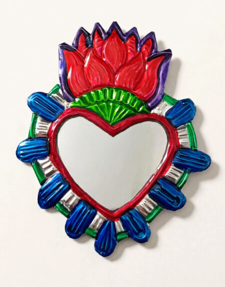 Corazón Hojalata Espejo