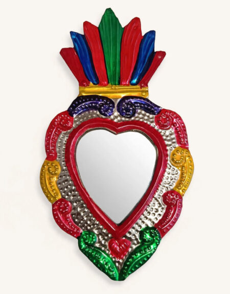 Corazón Hojalata Espejo