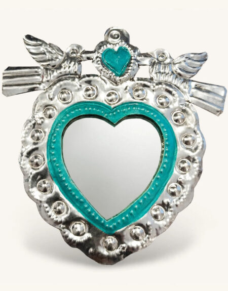 Corazón Hojalata Espejo