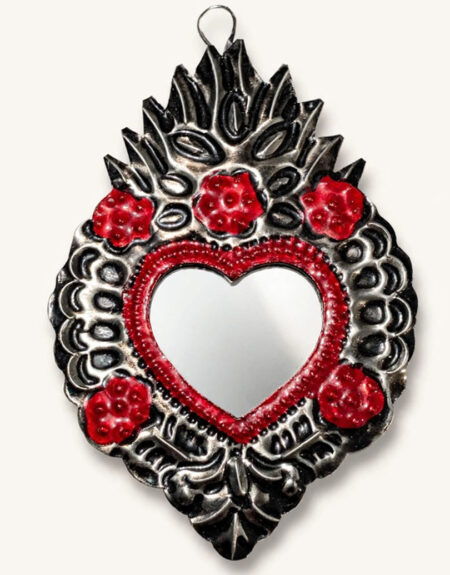 Corazón Hojalata Espejo